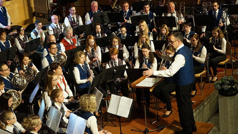 Konzert Musikverein Taben-Rodt Dirigentenjubilum Klaus-Thomas Massem 2018