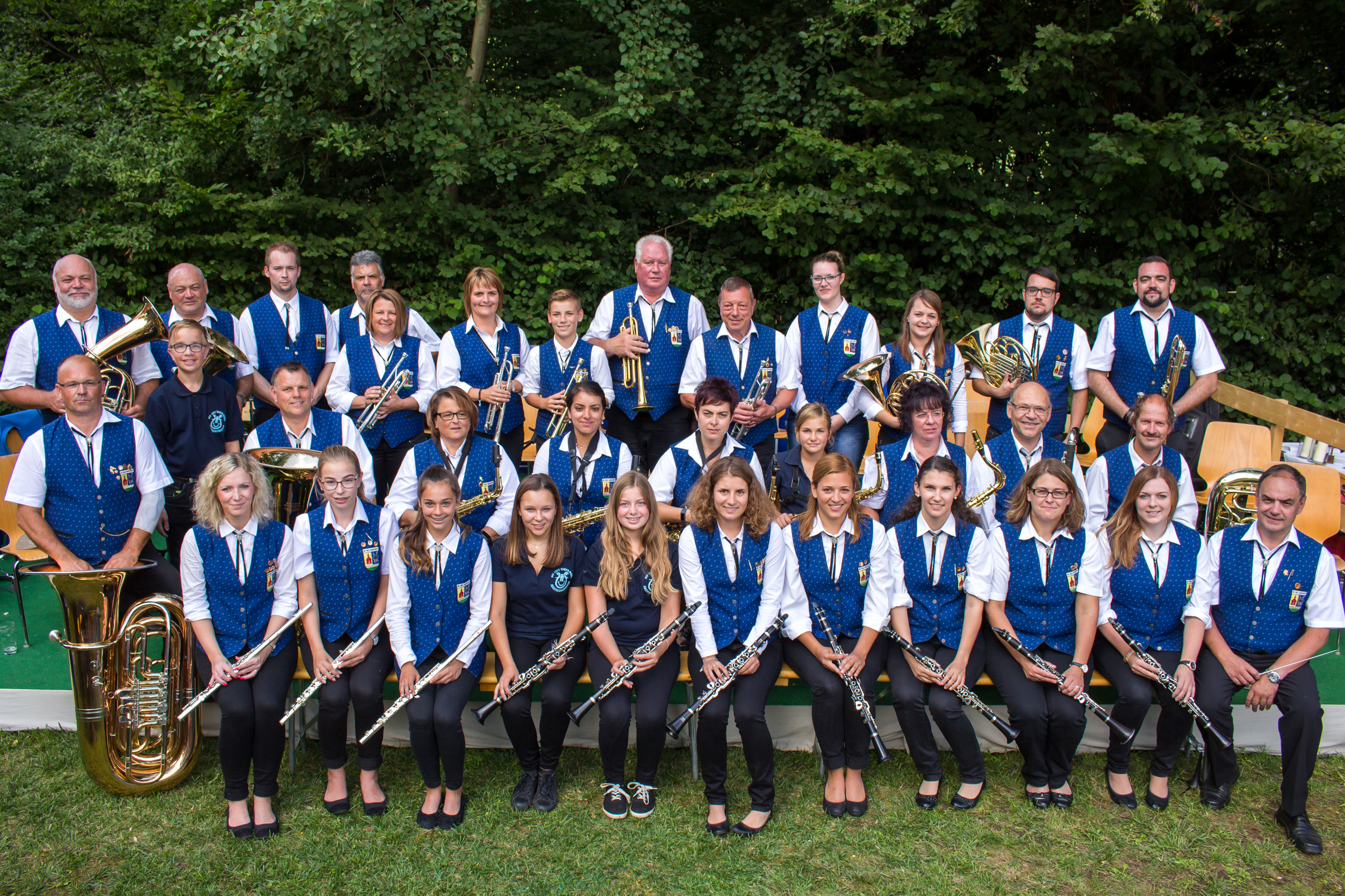 Musikverein Taben-Rodt, Gruppenbild, Musiker, Orchester